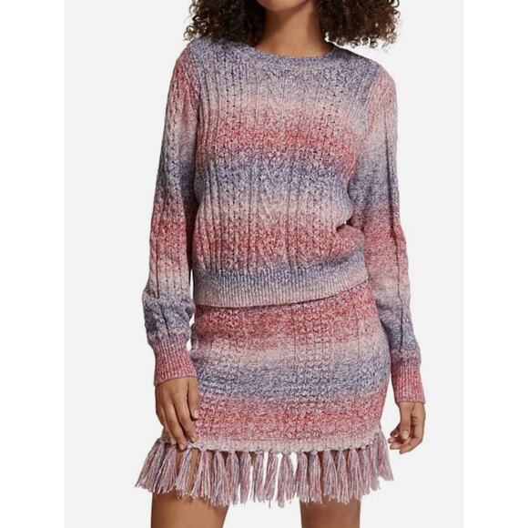 Scotch & Soda Amsterdam Women's Space Dye Ombre Stripe Sweater Size Medium - Picture 2 of 15